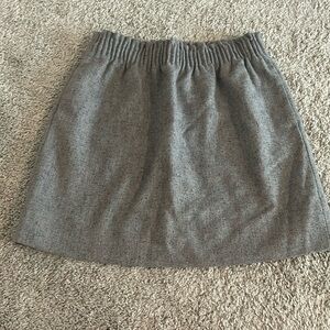 Grey speckled Jcrew elastic waist skirt size 6